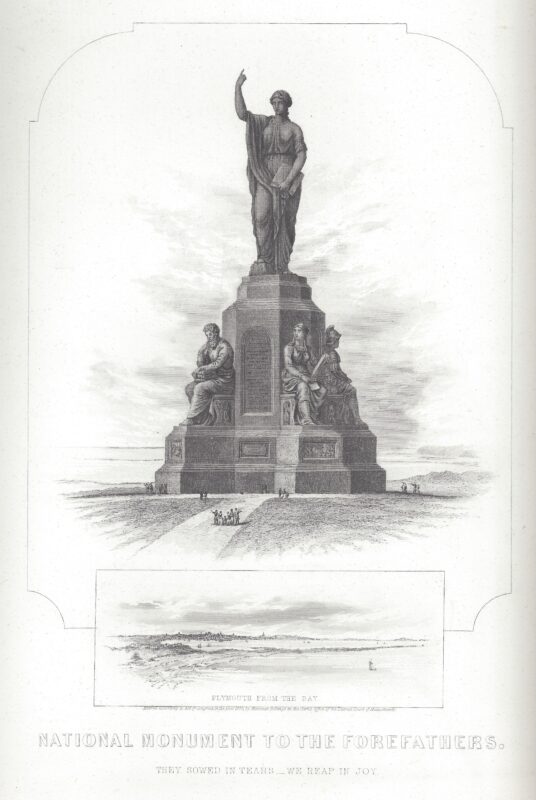 Engraving - Forefathers Monument