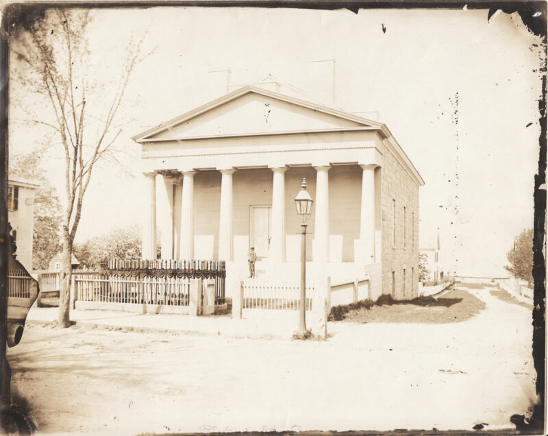 Pilgrim Hall Museum Photo ca 1860