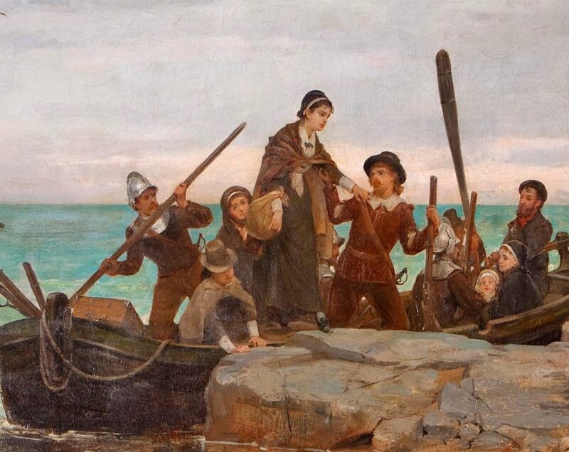 Bacon's Landing of the Pilgrims