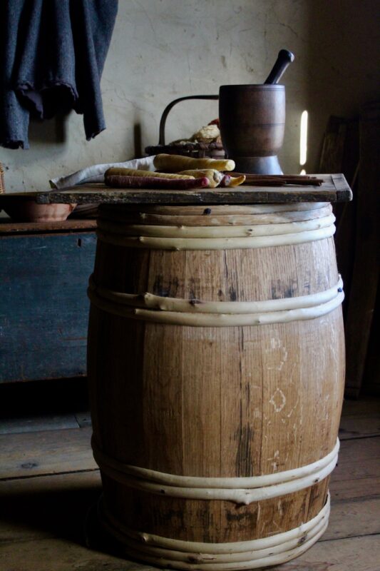 Barrel with Provisions