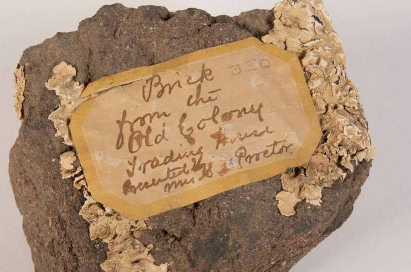 Brick from Old Plymouth Trading Post