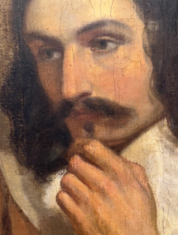 William Bradford - Detail, Lucy painting