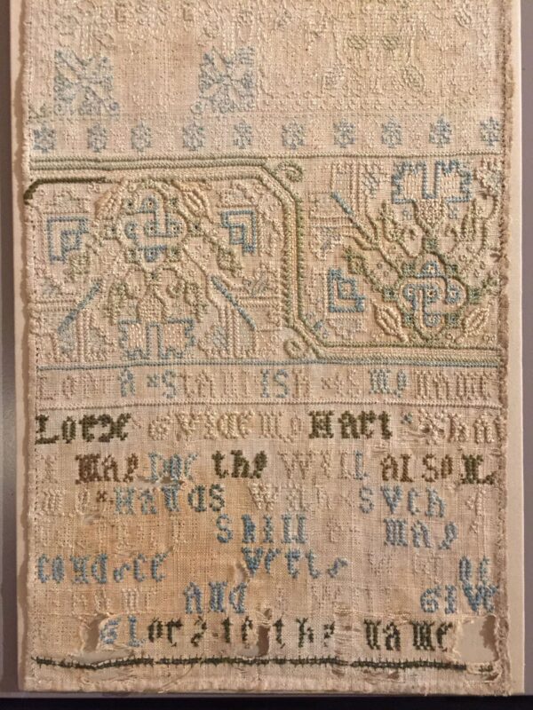 PHM Loara Standish sampler detail