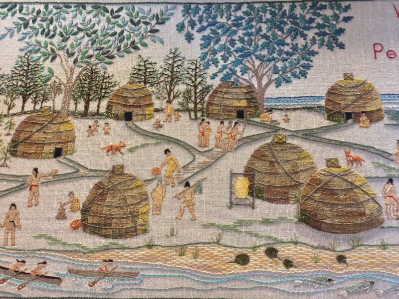 PIlgrim Hall Museum, Tapestry Panel 1 - All Rights Reserved