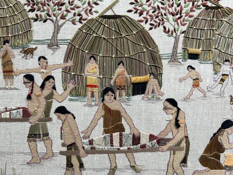 Pilgrim Hall - Plymouth Tapestry, Panel 11